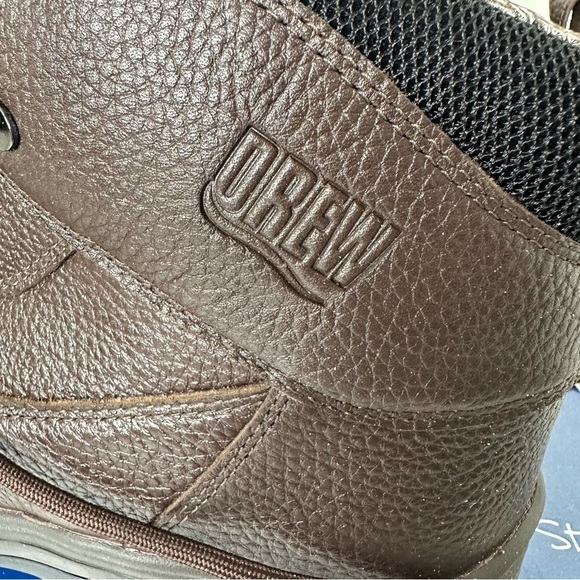 New Drew Shoe Men's Rockford Boot,Dark Brown leather boots men’s size 14 4W - Picture 9 of 11